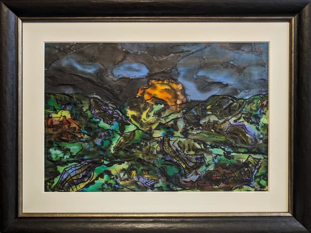 Mixed media on paper, 67×50cm, Gagliardi Gallery catalogue no. 110