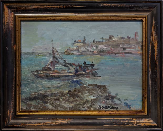 Oil on board, 52×42cm, Gagliardi Gallery catalogue no. 115