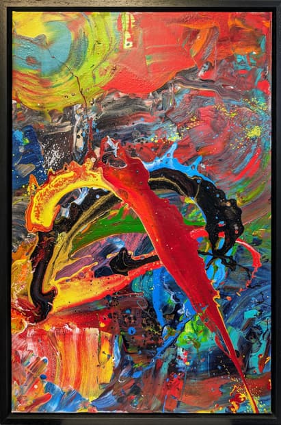 Acrylic on canvas, 65×96cm, Gagliardi Gallery catalogue no. 120