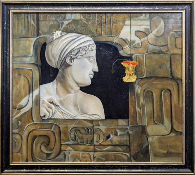 Oil on canvas, 103×93cm, Gagliardi Gallery catalogue no. 146