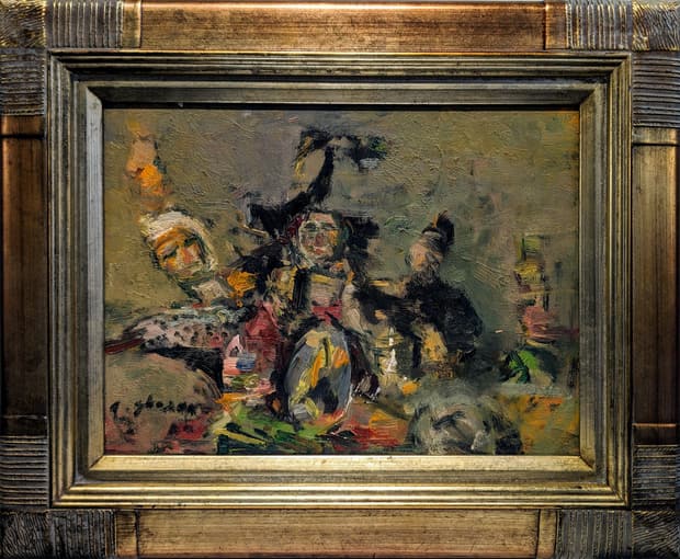 Oil on board, 56×46cm, Gagliardi Gallery catalogue no. 151