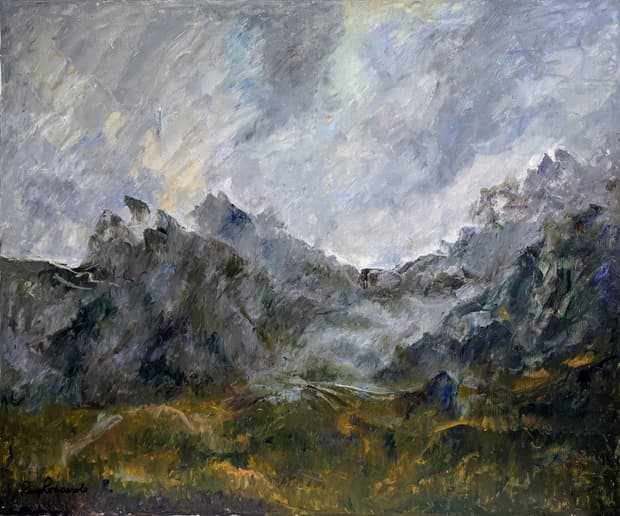 Oil on canvas, 120×100cm, Gagliardi Gallery catalogue no. 157