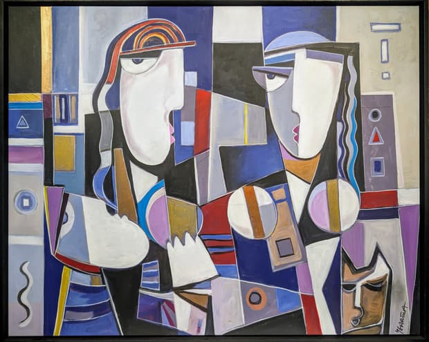 Acrylic on canvas, 121×97cm, Gagliardi Gallery catalogue no. 166