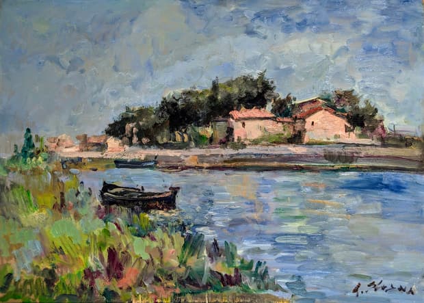 Oil on board, 70×50cm, Gagliardi Gallery catalogue no. 196