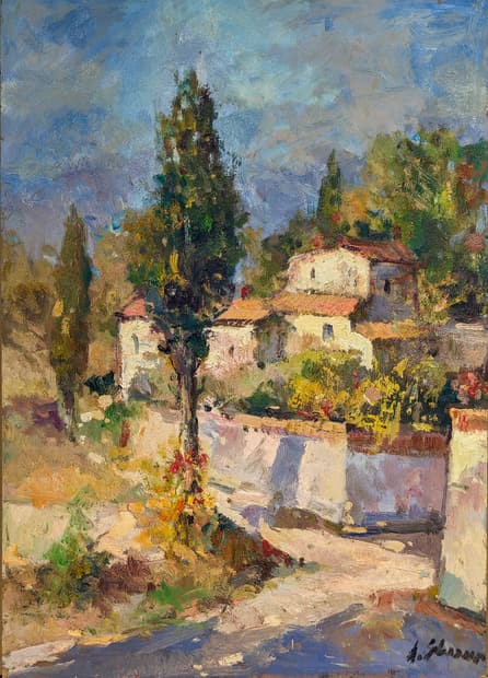 Oil on board, 50×70cm, Gagliardi Gallery catalogue no. 199