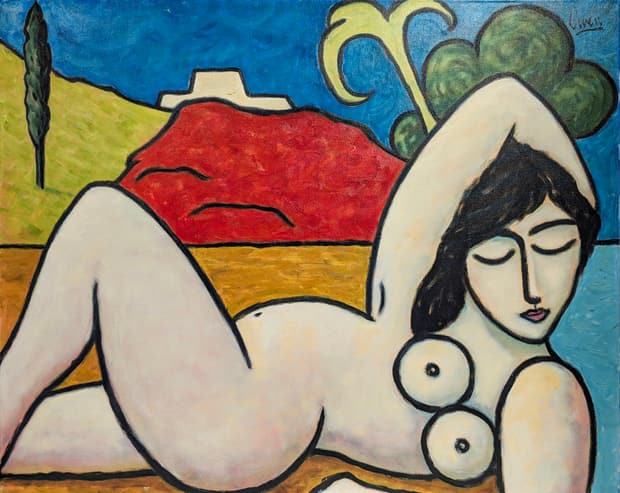 Oil on canvas, 100×80cm, Gagliardi Gallery catalogue no. 222