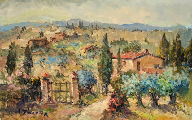 Oil on board, 88×56cm, Gagliardi Gallery catalogue no. 233