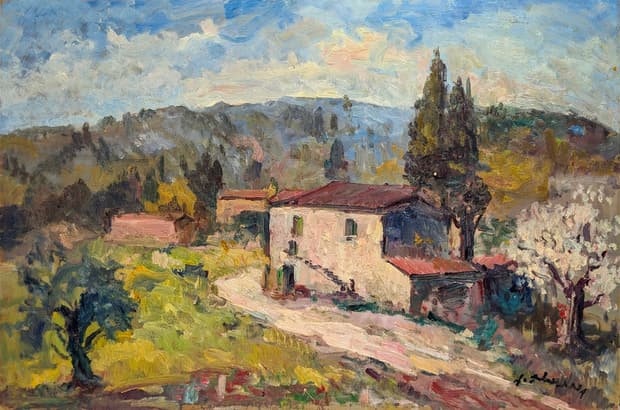 Oil on board, 92×61cm, Gagliardi Gallery catalogue no. 236