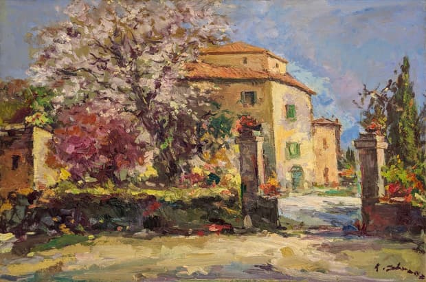 Oil on board, 92×61cm, Gagliardi Gallery catalogue no. 251