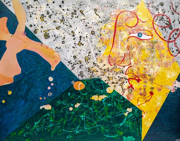 Mixed media on board, 102×80cm, Gagliardi Gallery catalogue no. 258