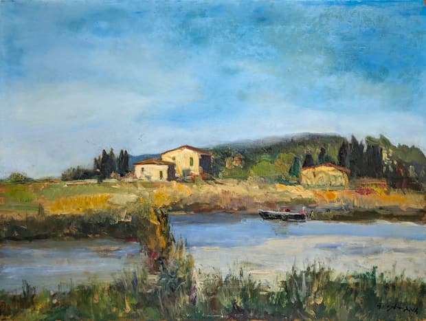 Oil on board, 102×76cm, Gagliardi Gallery catalogue no. 259