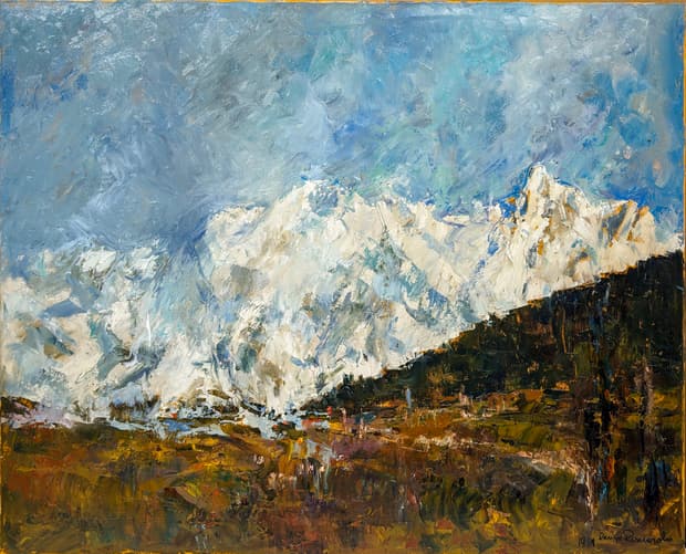Oil on board, 100×80cm, Gagliardi Gallery catalogue no. 266