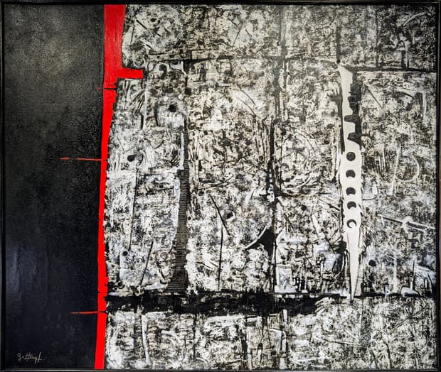Acrylic on canvas, 131×111cm, Gagliardi Gallery catalogue no. 281