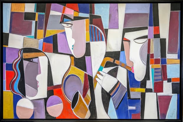 Acrylic on canvas, 140×94cm, Gagliardi Gallery catalogue no. 284