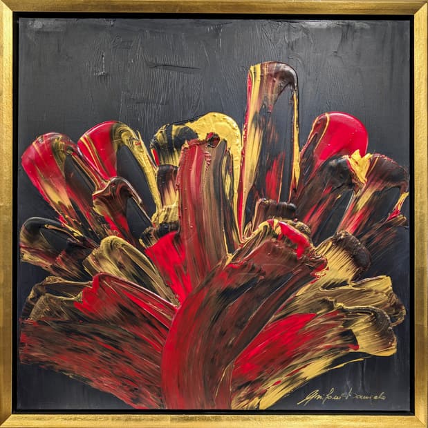 Acrylic on canvas, 108×108cm, Gagliardi Gallery catalogue no. 298