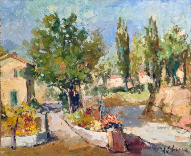 Oil on board, 41×31cm, Gagliardi Gallery catalogue no. 346