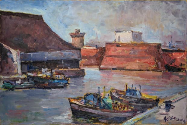 Oil on board, 92×61cm, Gagliardi Gallery catalogue no. 391