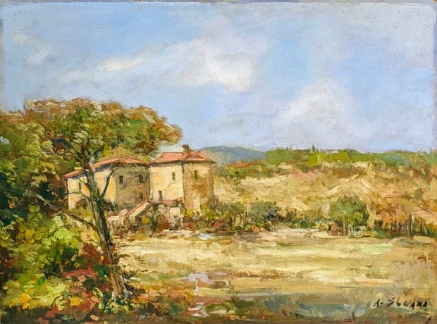 Oil on board, 101×76cm, Gagliardi Gallery catalogue no. 407