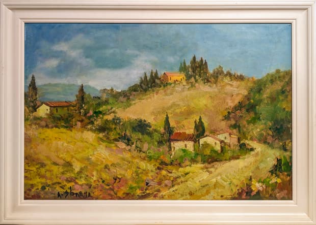 Oil on board, 107×77cm, Gagliardi Gallery catalogue no. 415