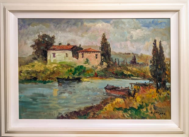 Oil on board, 112×82cm, Gagliardi Gallery catalogue no. 420