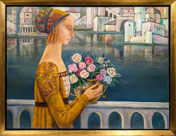 Oil on canvas, 110×85cm, Gagliardi Gallery catalogue no. 423
