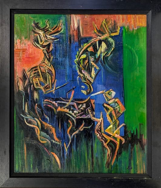 Oil on board, 91×106cm, Gagliardi Gallery catalogue no. 452