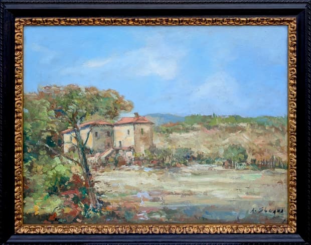 Oil on board, 119×94cm, Gagliardi Gallery catalogue no. 502