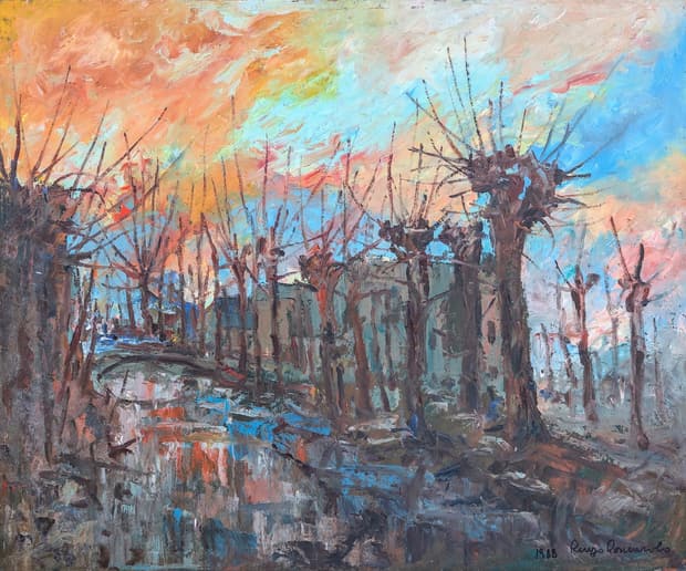 Oil on board, 80×66cm, Gagliardi Gallery catalogue no. 534