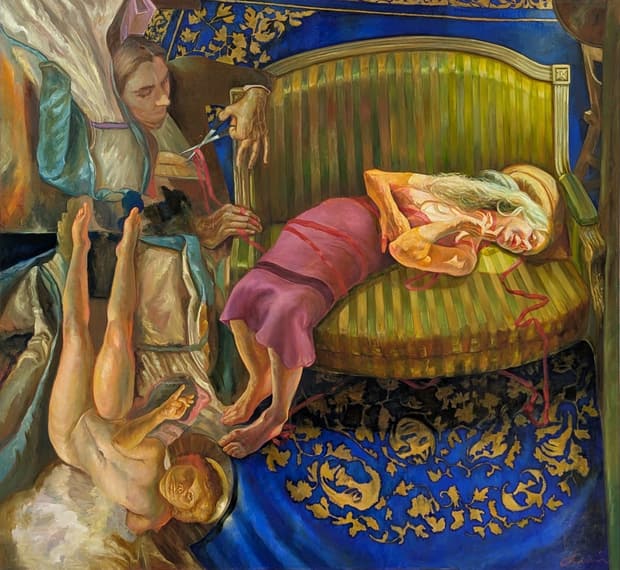 Oil on canvas, 132×122cm, Gagliardi Gallery catalogue no. 591