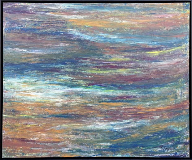 Acrylic on canvas, 99×120cm, Gagliardi Gallery catalogue no. 618