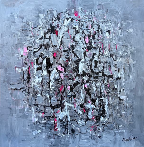 Acrylic on canvas, 75×75cm, Gagliardi Gallery catalogue no. 628
