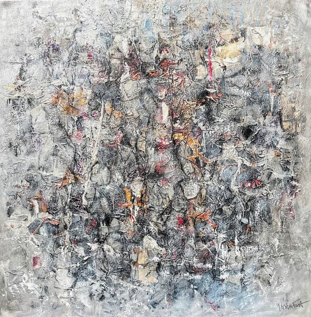 Acrylic on canvas, 121×123cm, Gagliardi Gallery catalogue no. 629