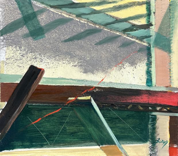 Acrylic on canvas, 81×71cm, Gagliardi Gallery catalogue no. 634b