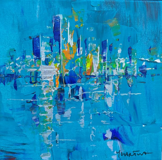 Acrylic on canvas, 30×30cm, Gagliardi Gallery catalogue no. 643