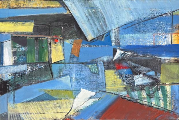 Acrylic on canvas, 150×100cm, Gagliardi Gallery catalogue no. 659