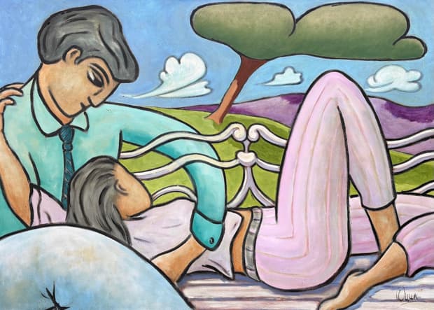 Oil on canvas, 125×91cm, Gagliardi Gallery catalogue no. 679