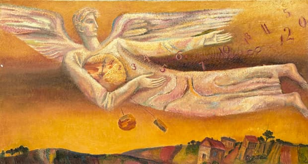 Oil on canvas, 140×75cm, Gagliardi Gallery catalogue no. 681