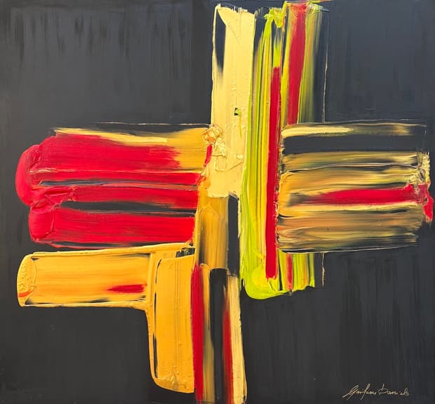 Acrylic on canvas, 120×100cm, Gagliardi Gallery catalogue no. 695