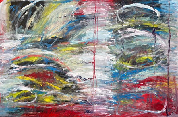 Acrylic on canvas, 170×110cm, Gagliardi Gallery catalogue no. 709