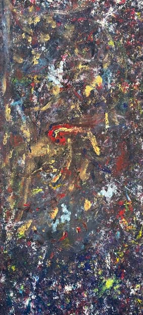 Acrylic on canvas, 90×180cm, Gagliardi Gallery catalogue no. 718