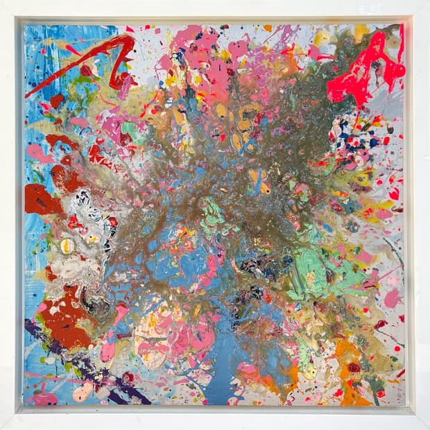 Acrylic on canvas, 115×115cm, Gagliardi Gallery catalogue no. 730