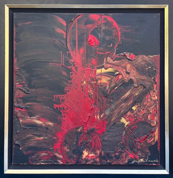 Acrylic on canvas, 118×118cm, Gagliardi Gallery catalogue no. 735