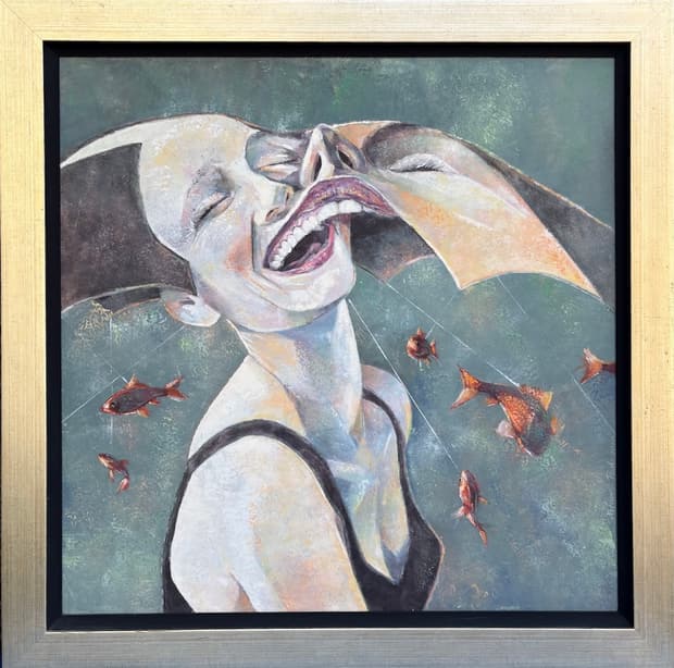 Acrylic on canvas, 118×118cm, Gagliardi Gallery catalogue no. 737