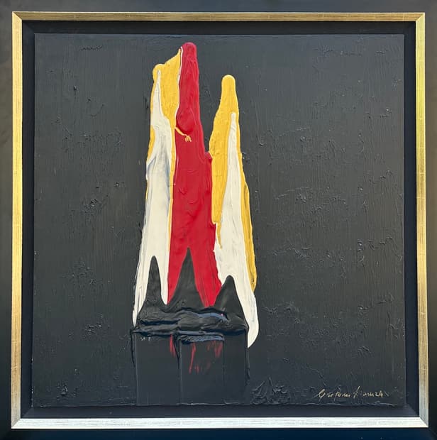 Acrylic on canvas, 118×118cm, Gagliardi Gallery catalogue no. 738