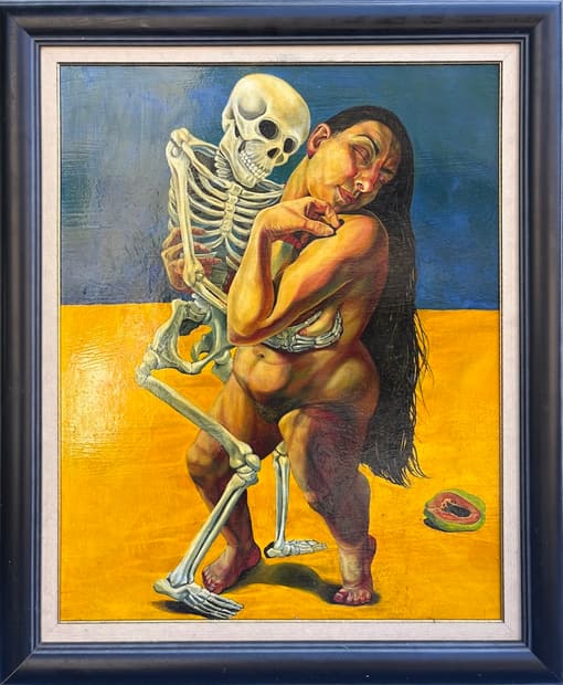 Oil on board, 78×37cm, Gagliardi Gallery catalogue no. 758