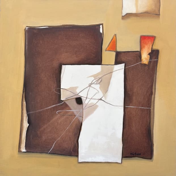 Acrylic on canvas, 76×76cm, Gagliardi Gallery catalogue no. 759