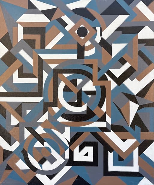 Mixed media on paper, 64×77cm, Gagliardi Gallery catalogue no. 762
