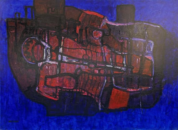 Acrylic on canvas, 102×76cm, Gagliardi Gallery catalogue no. 773