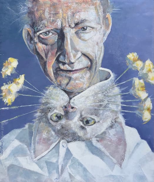 Acrylic on canvas, 90×100cm, Gagliardi Gallery catalogue no. 799