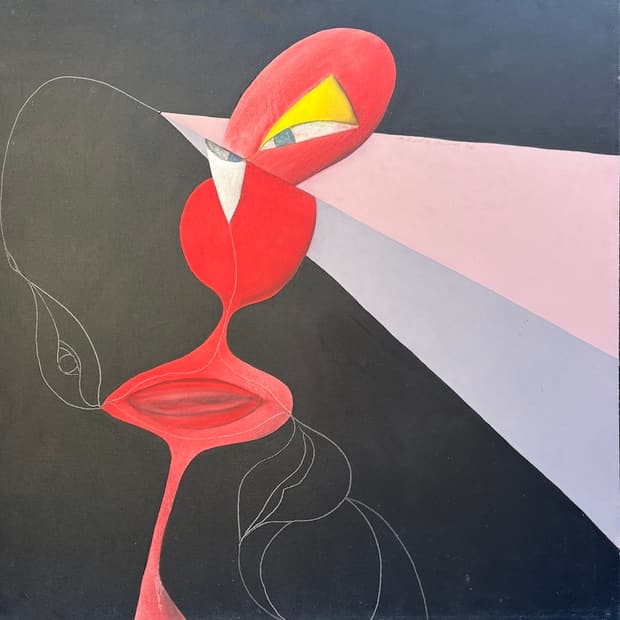 Oil on canvas, 100×100cm, Gagliardi Gallery catalogue no. 802